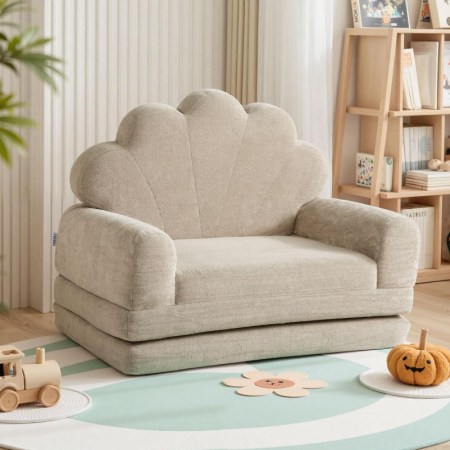Removable and Washable 2-in-1 Folding Children's Leisure Sofa